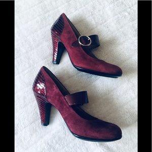 Sofft brand burgundy pumps size 9